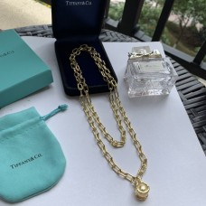 Колие Tiffany Hardwear South Sea Golden Pearl, дамско, сребърно/жълто злато, тонирано на цена във Великобритания