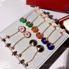 Обеци Cartier Amulette de Cartier с диаманти, розово злато