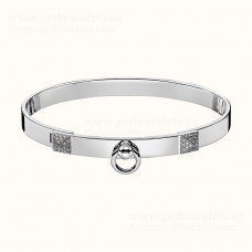 Hermes Classics Collier De Chien гривна бяло злато/розово злато - ревюта