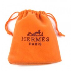 Кадифена торбичка за бижута Hermes