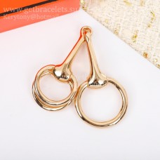 Пръстен/катарама за шал Hermes Mors в розово злато