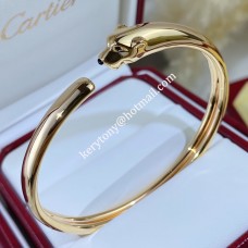 Ретро гривна Panthere de Cartier с оникс и цаворит, гранати, жълто злато/розово злато/бяло злато
