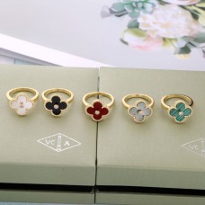 Пръстен Van Cleef Arpels Magic Alhambra със седеф и диаманти