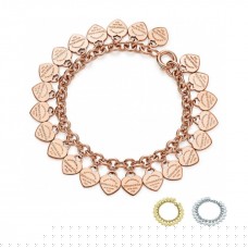 Връщане към дамска гривна Tiffany Multiÿheart Tag от стерлингово сребро