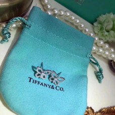 Обеца Tiffany Dupe с пеперуда и кристали, сладки красиви бижута