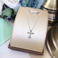 Колие с висулка Tiffany Elsa Peretti Cross, разпродажба в САЩ, дамски бижута