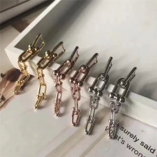 Обеци Tiffany Hardwear Interlocking Link, сребърни бижута, САЩ