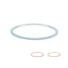 Сребърна гривна Tiffany Metro с панти, диаманти, магазин за бижута