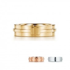 Сребърен пръстен Tiffany T с два пръстена