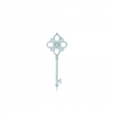 Колие с висулка Tiffany Keys Floret Key с диаманти и бижута