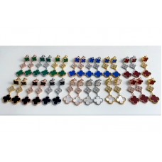 Обеци Van Cleef Arpels Magic Alhambra с 3 мотива и диаманти