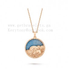 Дълга огърлица Van Cleef Arpels Zodiaque Cancri Rose Gold Quartz